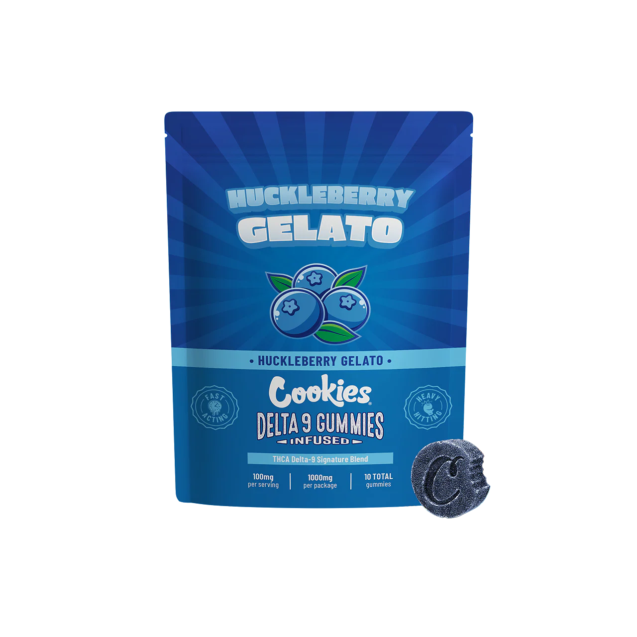COOKIES 1000MG THCA D9 INFUSED GUMMIES (10CT/PK)