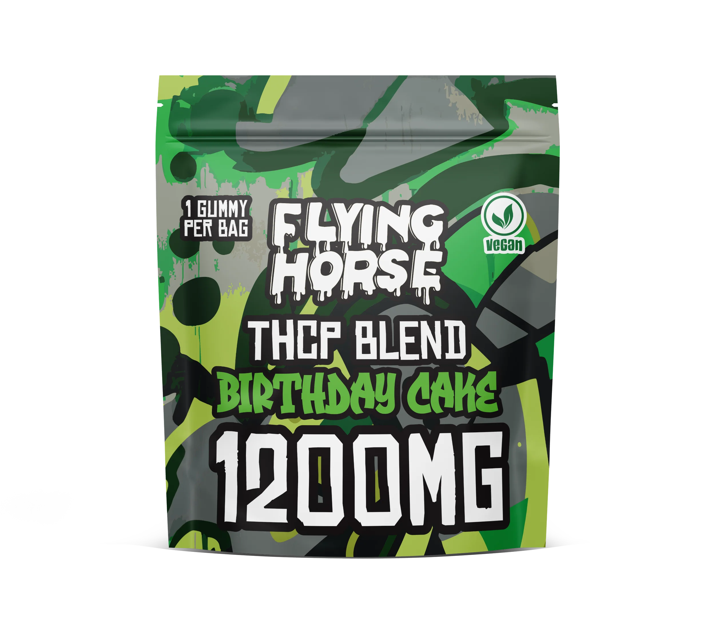 FLYING HORSE THCP BLEND INFUSED GUMMIES 1200MG/GUMMY (80CT JAR)