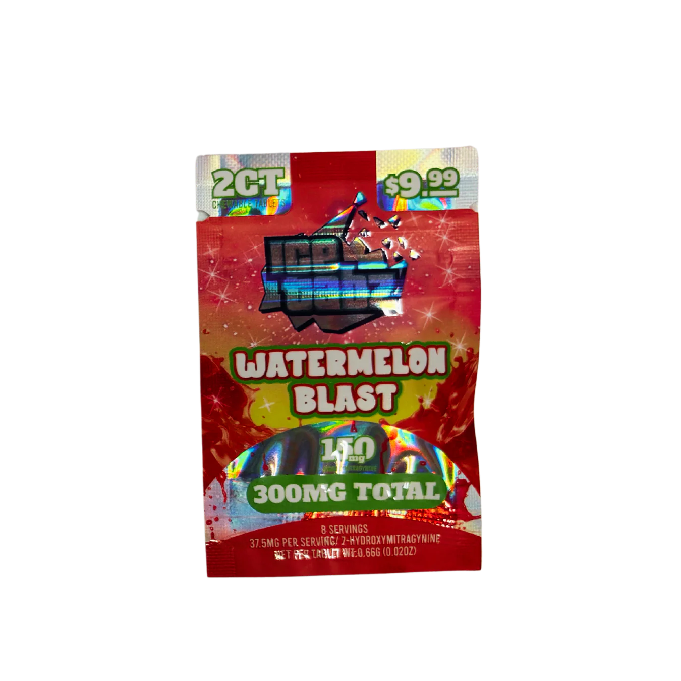 ICE TABZ PSEUDO 150MG PER TAB (2CT/PACK) 30PK DISPLAY 9.99 PRE PRICE