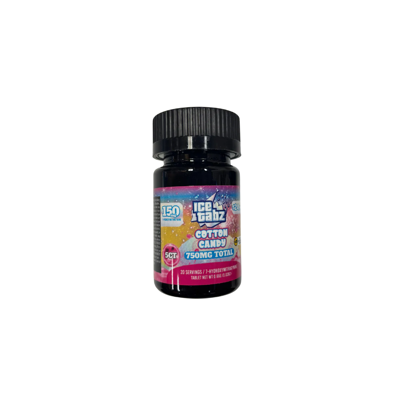 ICE TABZ 7-HYDROXY 150MG TAB 24.99 PRE PRICE (5CT BOTTLE)