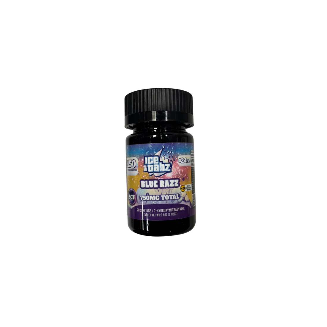 ICE TABZ 7-HYDROXY 150MG TAB 24.99 PRE PRICE (5CT BOTTLE)