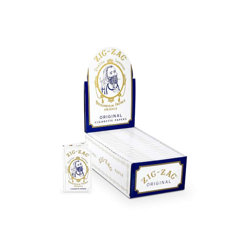 ZIG-ZAG ORIGINAL WHITE ROLLING PAPERS (24CT/DISPLAY)