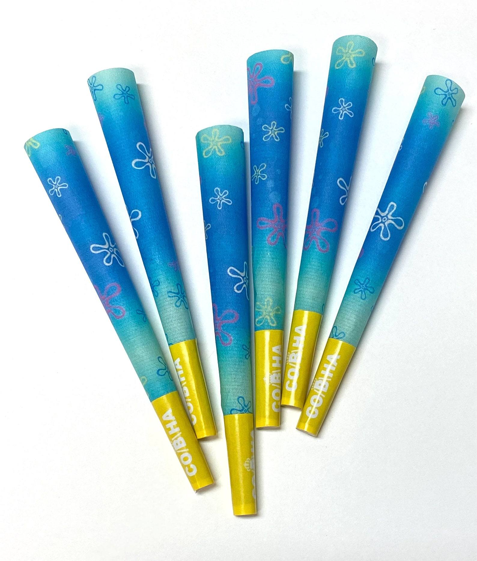 G-ROLLZ PET'S ROCK -LIGHTLY DYED BLUE - 6 KING SIZE CONES/PACK 24/DISPLAY