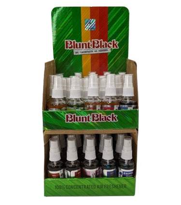 BLUNT BLACK AIR FRESHNER 1 FLUID OZ / 50 BOTTLE / DISPLAY