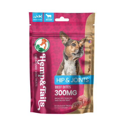 HEMP & TAILS CBD INFUSED PET TREATS BY AGFN 300MG BAG (60 DELICIOUS TREATS)