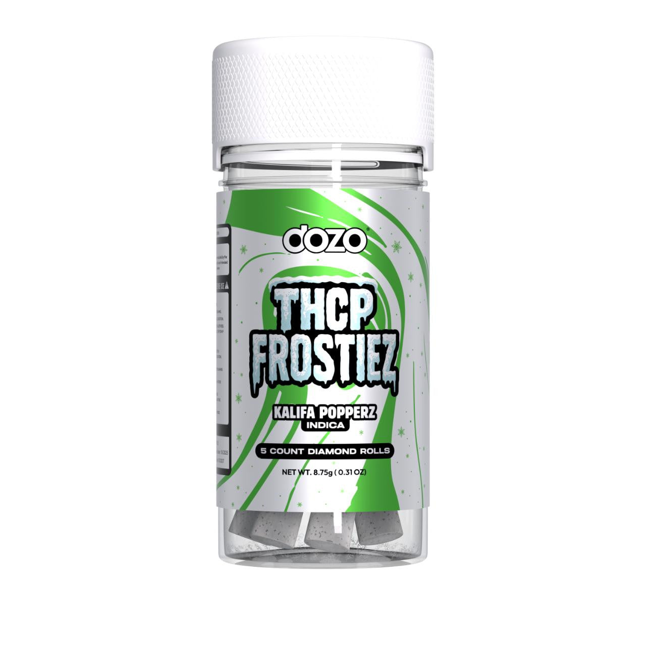 DOZO THC-P FROSTIEZ 1.5 GRAM THC-P DIAMOND ROLLS (5CT JAR)