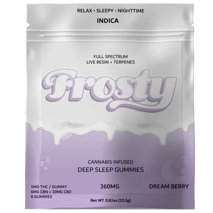 FROSTY FULL SPECTRUM + LIVE RESIN GUMMIES 360MG BAG