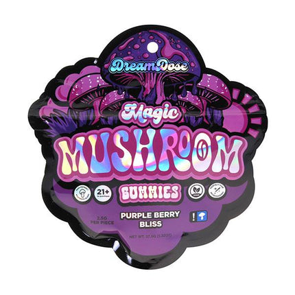 DREAM DOSE MAGIC MUSHROOM GUMMIES PURPLE BERRY BLISS 811960030910