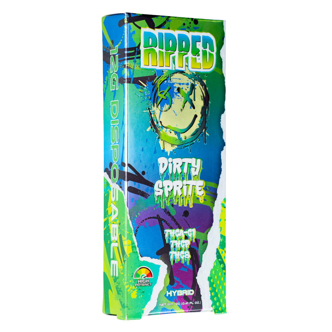 RIPPED (THCA-C1 THCP THC8) 12 GRAM DISPOSABLE