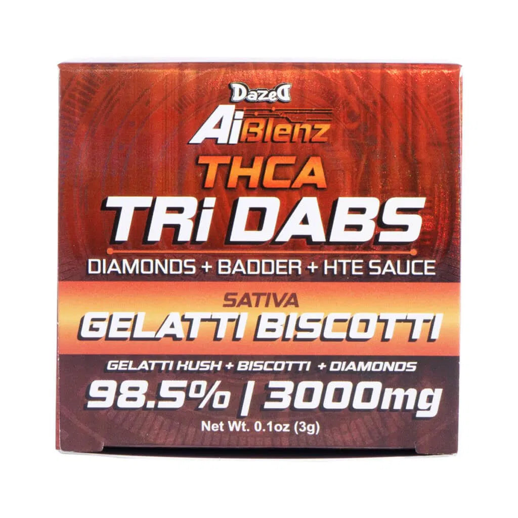 AIBLENZ 3 GRAM THC-A DIAMONDS + BADDER TRI DABS