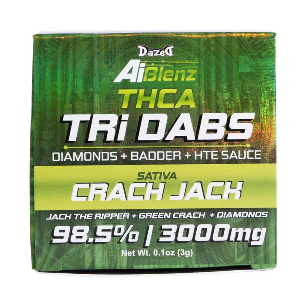 AIBLENZ 3 GRAM THC-A DIAMONDS + BADDER TRI DABS