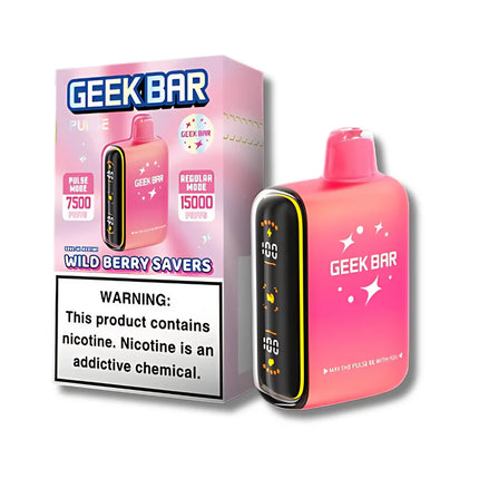 GEEK BAR PULSE 15000 5% DISPOSABLE 5CT DISPLAY
