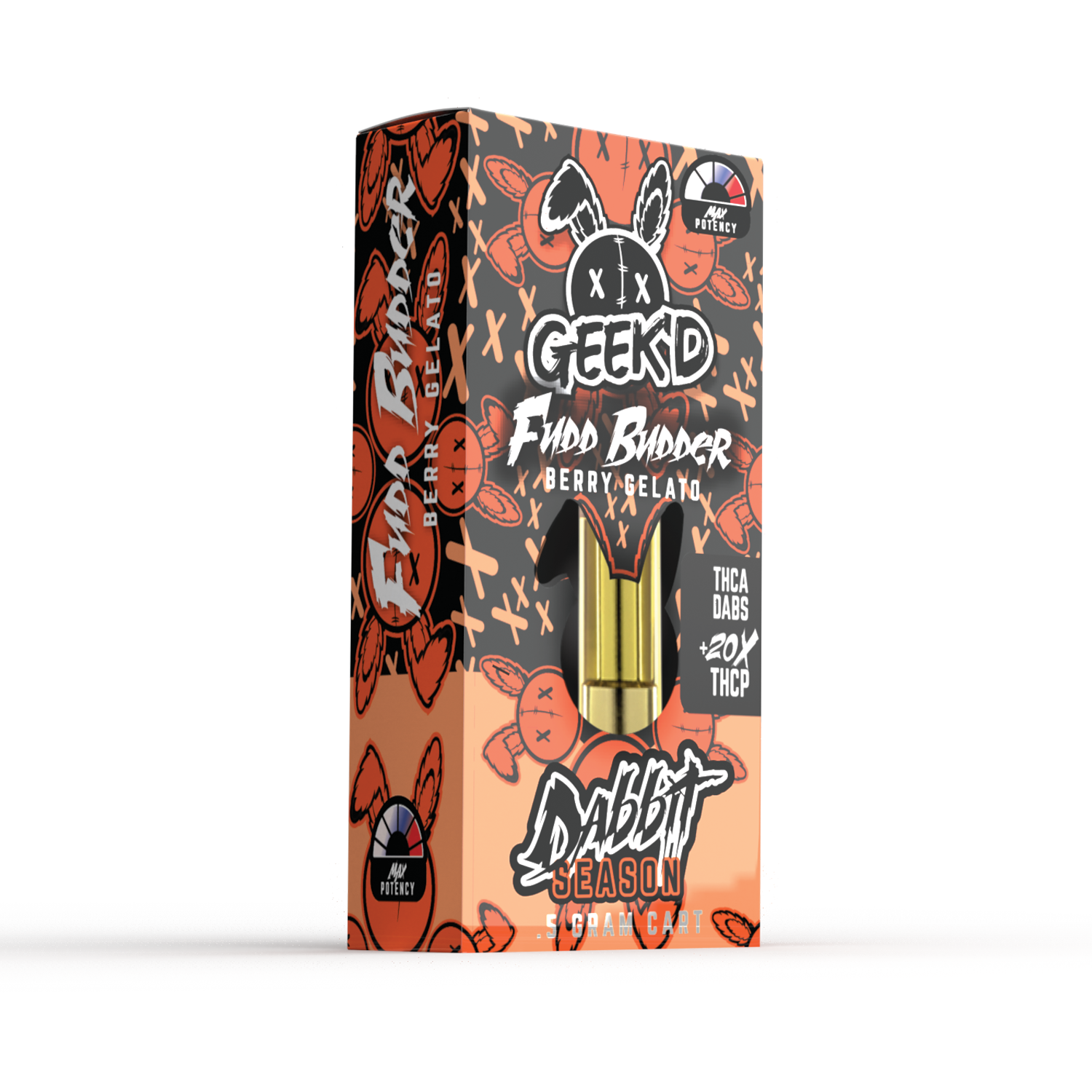 GEEK'D EXTRACTS DABBIT SEASON THC-A  20X THC-P 0.5G CARTRIDGE