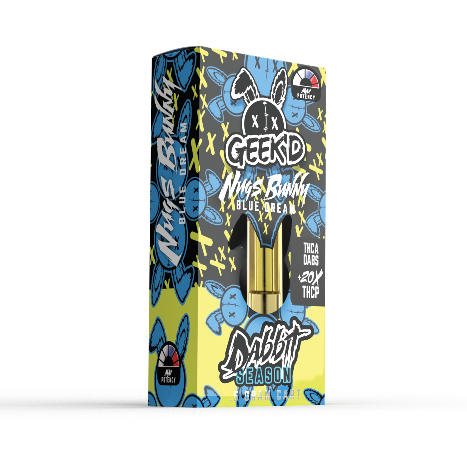 GEEK'D EXTRACTS DABBIT SEASON THC-A  20X THC-P 0.5G CARTRIDGE