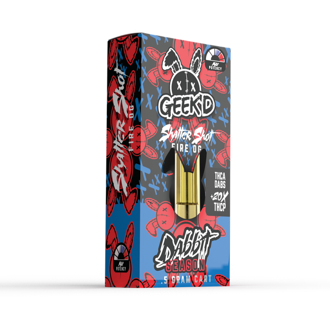 GEEK'D EXTRACTS DABBIT SEASON THC-A  20X THC-P 0.5G CARTRIDGE