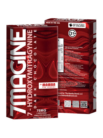 MAMBA 7-HYDROXYMITRAGYNINE 75MG CHOCOLATE BAR | DARK CHOCOLATE