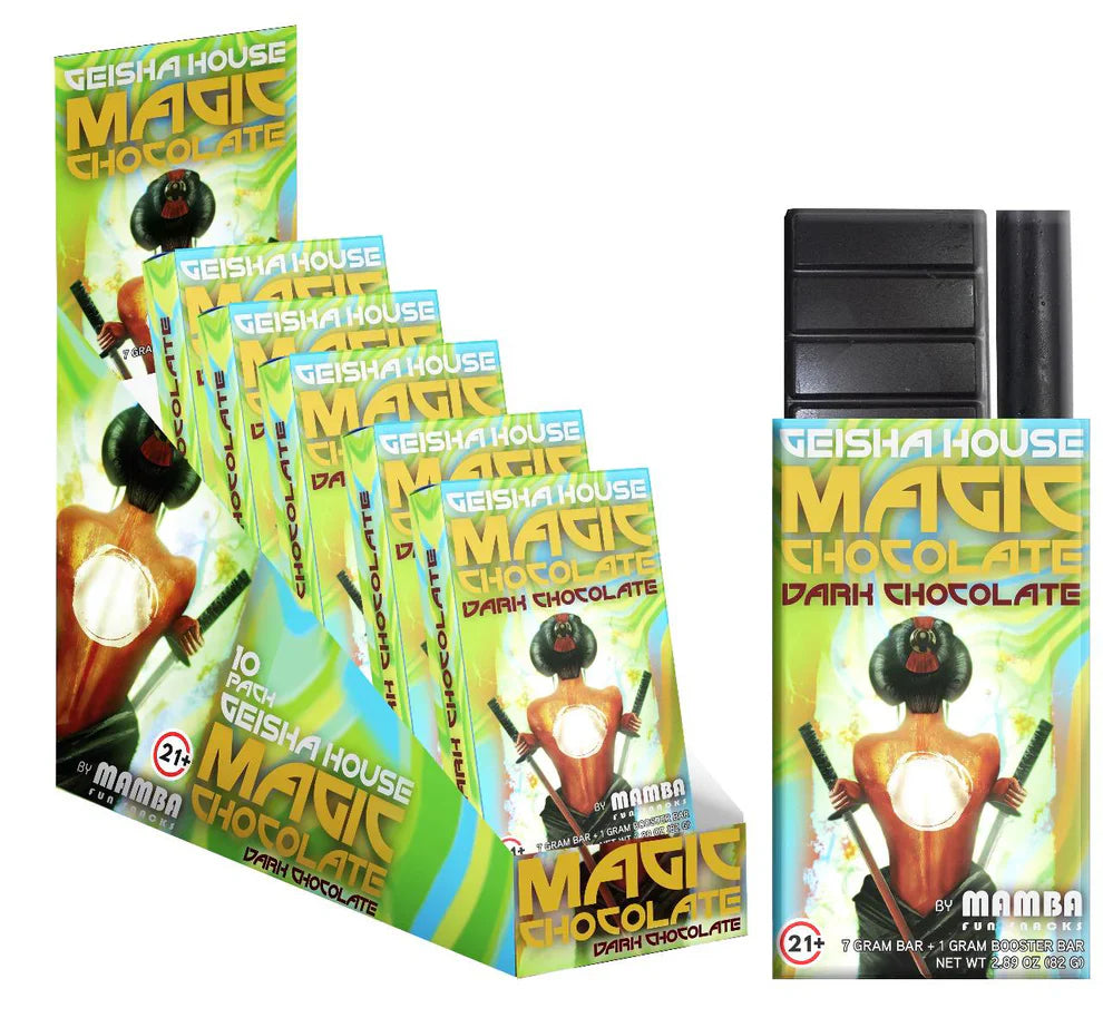 GEISHA HOUSE MAGIC MUSHROOM CHOCOLATE 7 GRAM BAR