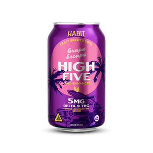 HABIT DELTA 9 HIGH FIVE SODA THC-P ENHANCED 5MG CRAFT BREWED (6CT PACK)