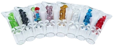 12MM DIAMOND GLASS TIPS (48CT/DISPLAY)