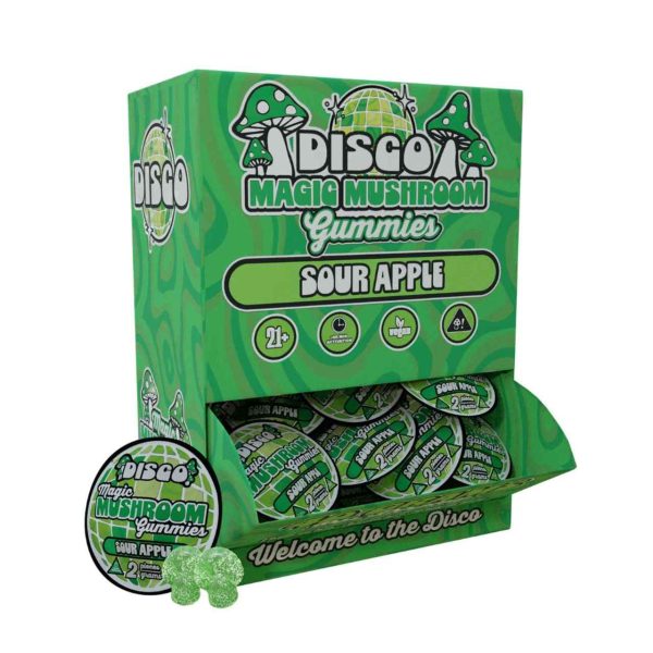 DISCO MAGIC MUSHROOM GUMMIES 2 PACK (20CT DISPLAY)