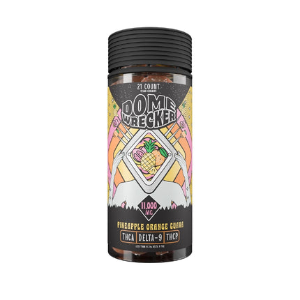DOMEWRECKER 9THC-A + DELTA-9 + THC-P) GUMMIES 11,000MG / JAR