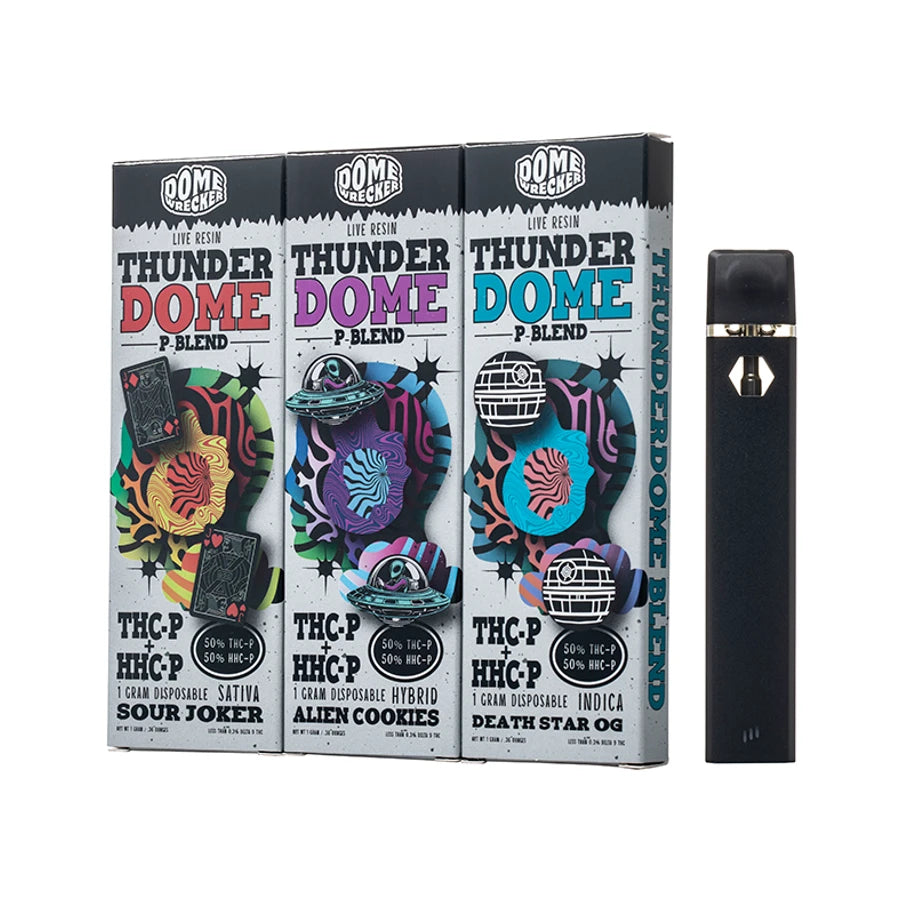 THUNDER DOME P BLEND LIVE RESIN THC-P + HHC-P 1G DISPOSABLE