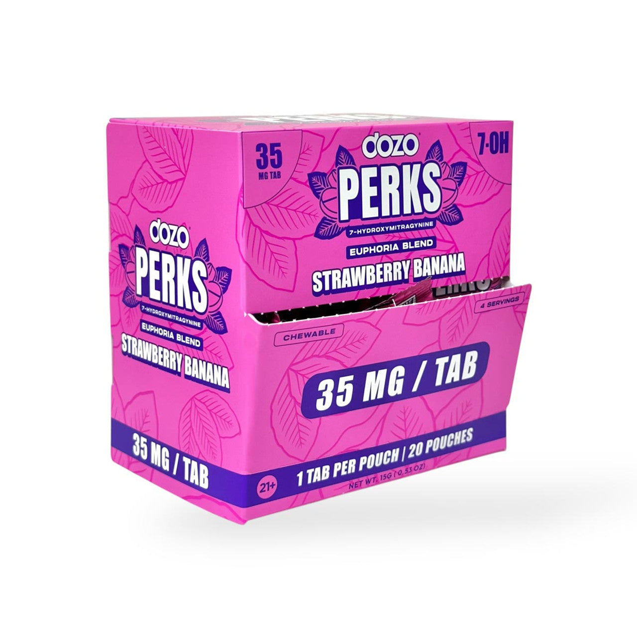 DOZO PERKS 7-HYDROXYMITRAGYNINE 35MG TABLETS (20CT/BOX)