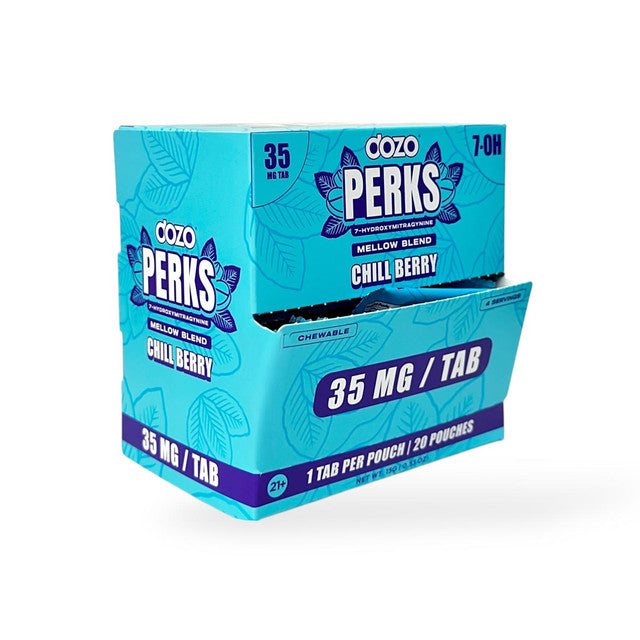 DOZO PERKS 7-HYDROXYMITRAGYNINE 35MG TABLETS (20CT/BOX)