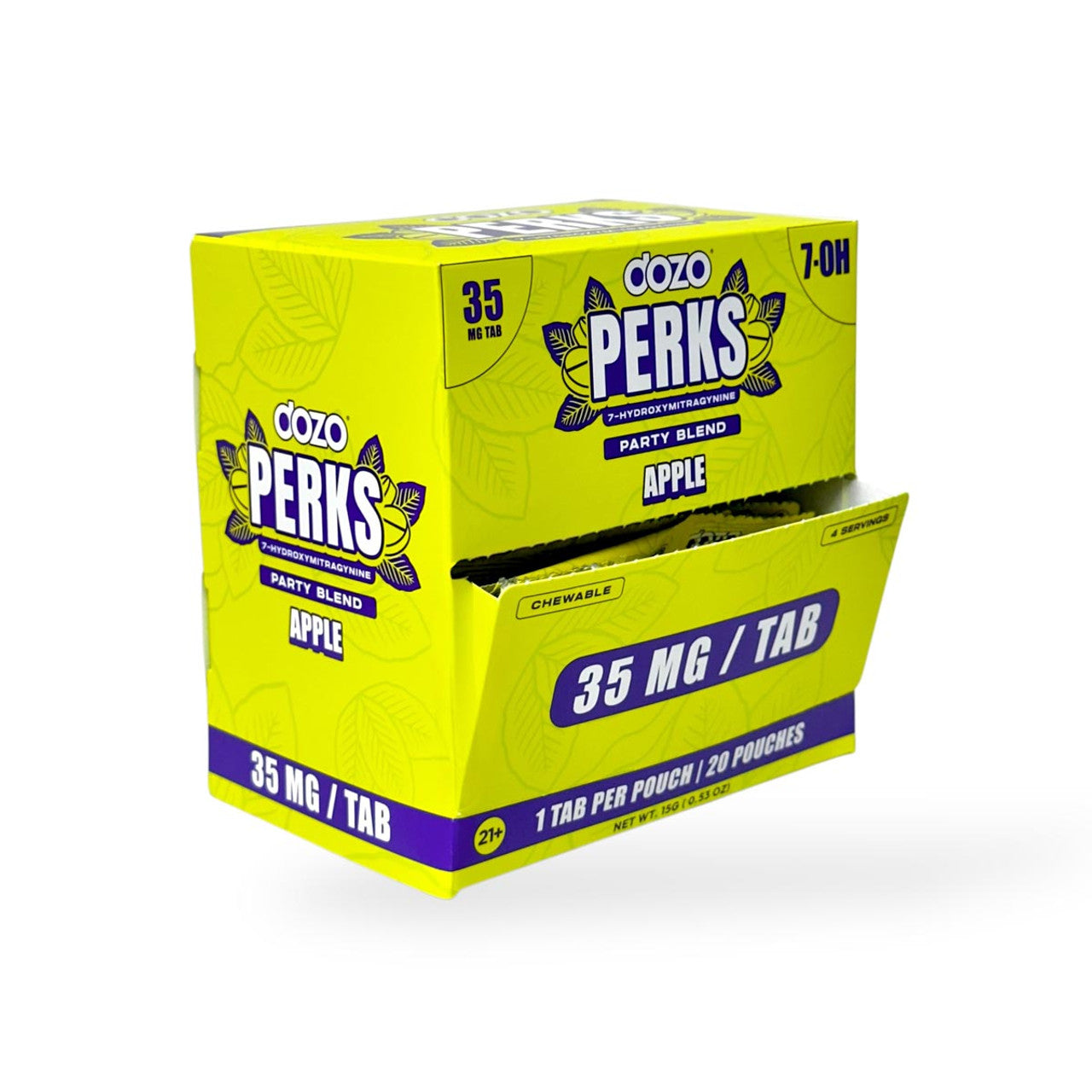 DOZO PERKS 7-HYDROXYMITRAGYNINE 35MG TABLETS (20CT/BOX)