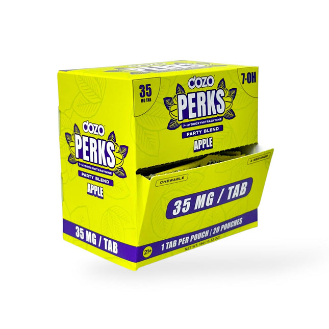 DOZO PERKS 7-HYDROXYMITRAGYNINE 35MG TABLETS (20CT/BOX)
