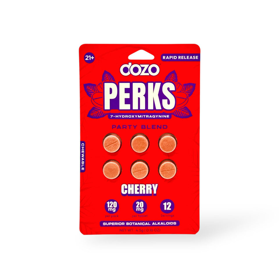 DOZO PERKS 7-HYDROXYMITRAGYNINE 20MG/TABLET (6CT/PACK)