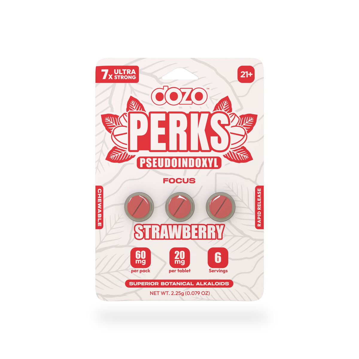 DOZO PERKS PSEUDOINDOXYL 20MG/TABLET (3CT/PACK)