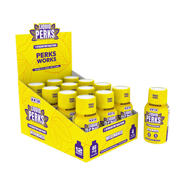 DOZO LIQUID PERKS 7-HYDROXY 30MG SHOTS (12CT BOX)