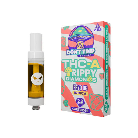 DOZO DON'T TRIP THC-A TRIPPY DIAMONDS 2.2 GRAMS CARTRIDGE