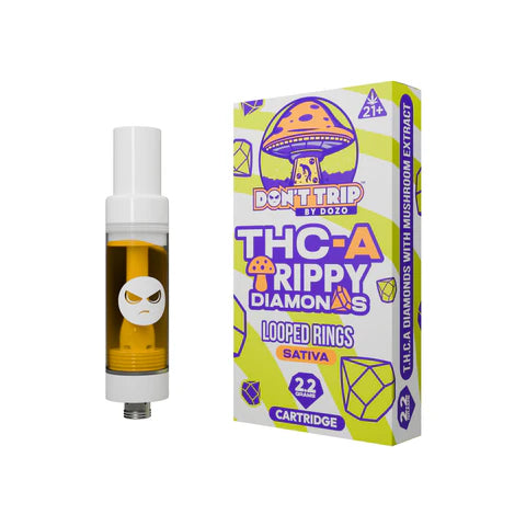 DOZO DON'T TRIP THC-A TRIPPY DIAMONDS 2.2 GRAMS CARTRIDGE