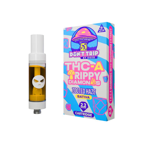 DOZO DON'T TRIP THC-A TRIPPY DIAMONDS 2.2 GRAMS CARTRIDGE