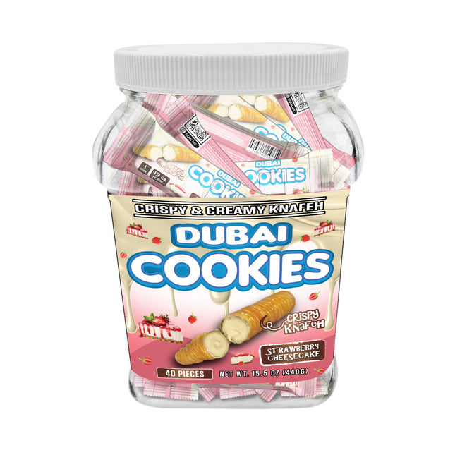 DUBAI COOKIES 50MG D9 + CBD KNAFEH EDIBLES (40CT/JAR)