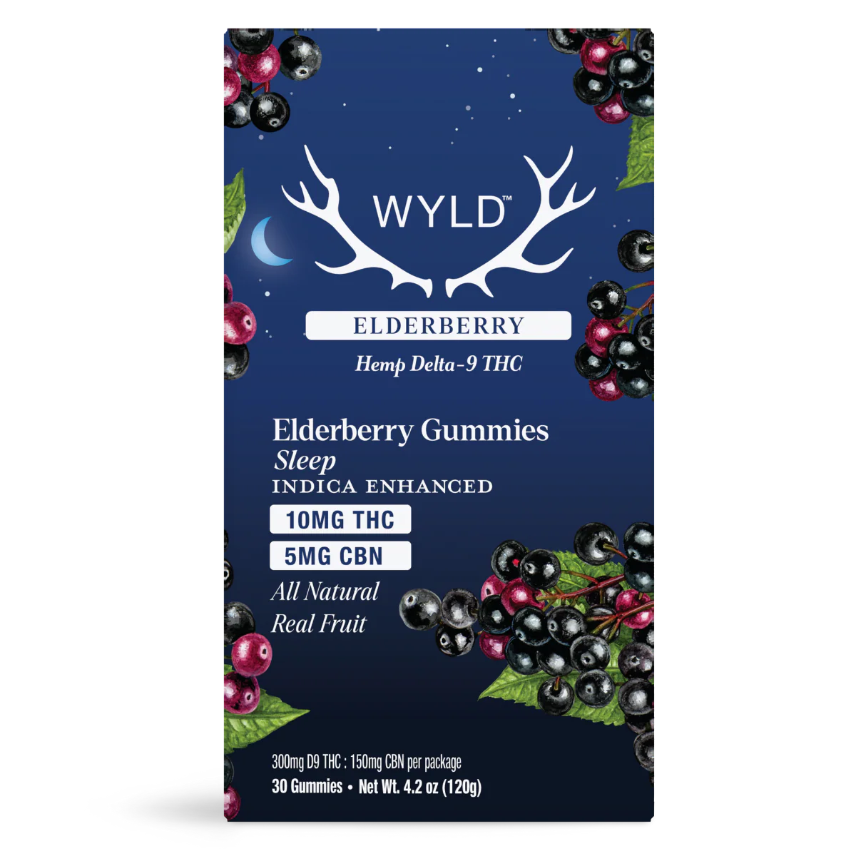 WYLD HEMP 10MG D9 + CBD GUMMIES (30CT/PACK)