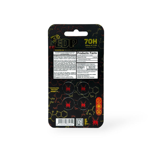 EDP 7OH HYDROXY 40MG TABLET (4CT/PACK) | CHERRY