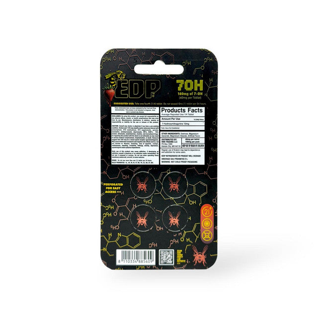 EDP 7OH HYDROXY 40MG TABLET (4CT/PACK) | STRAWBERRY