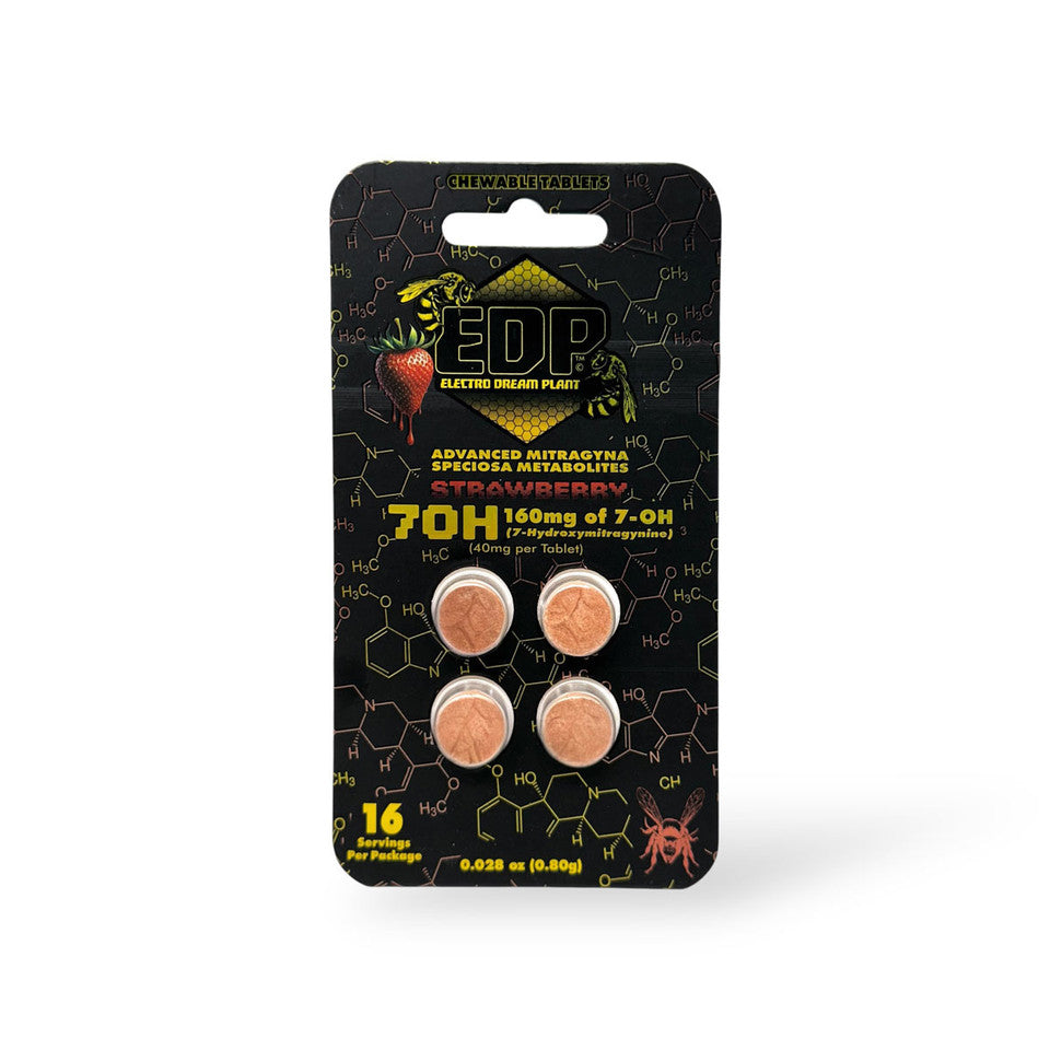 EDP 7OH HYDROXY 40MG TABLET (4CT/PACK) | STRAWBERRY – RISING WHOLESALE INC