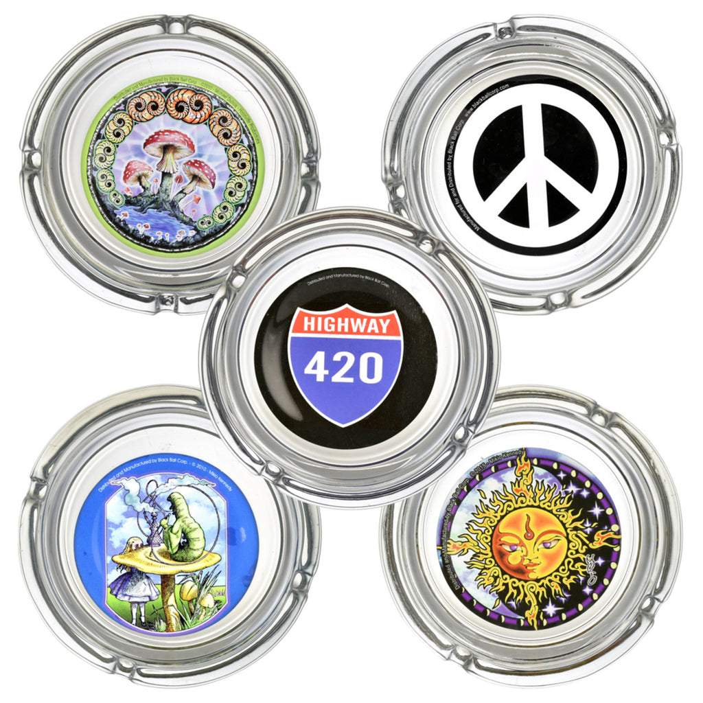 EW ASSORTED DESIGN ASHTRAY