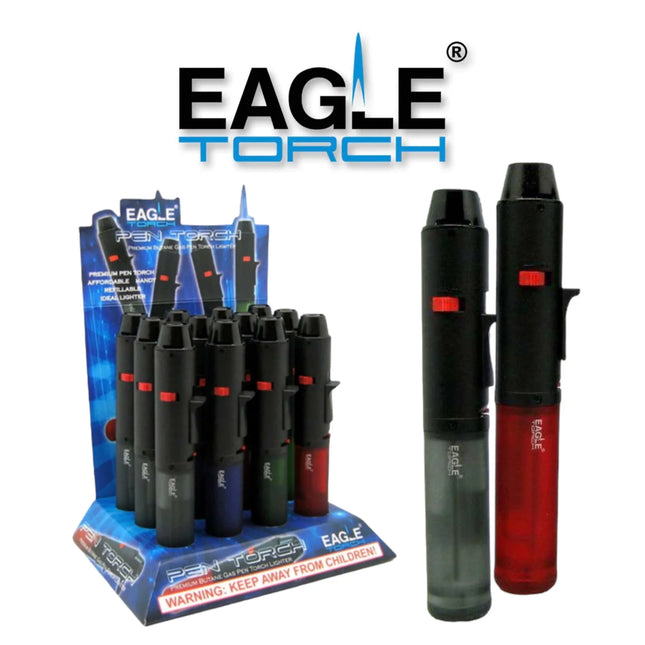 PT132P EAGLE TORCH LIGHTER 12CT | 7" PEN TORCH