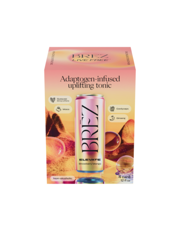 BREZ ADAPTOGEN-INFUSED MUSHROOM 12OZ DRINK (4CT PACK)