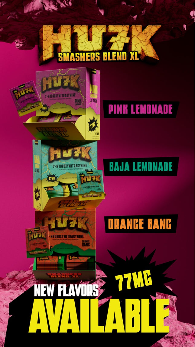 HU7K 7-HYDROXY SMASHER BLEND XL 77MG TABLET (30CT DISPLAY)