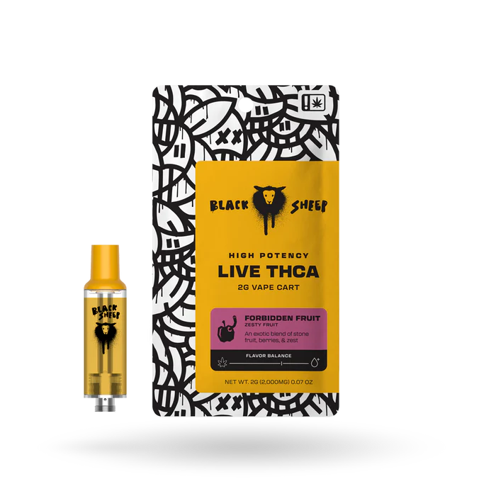 BLACK SHEEP HIGH POTENCY LIVE THCA 2G CART