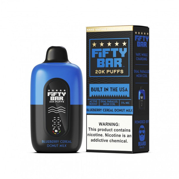 FIFTY BAR V2 20K PUFFS DISPOSABLE (5CT DISPLAY)