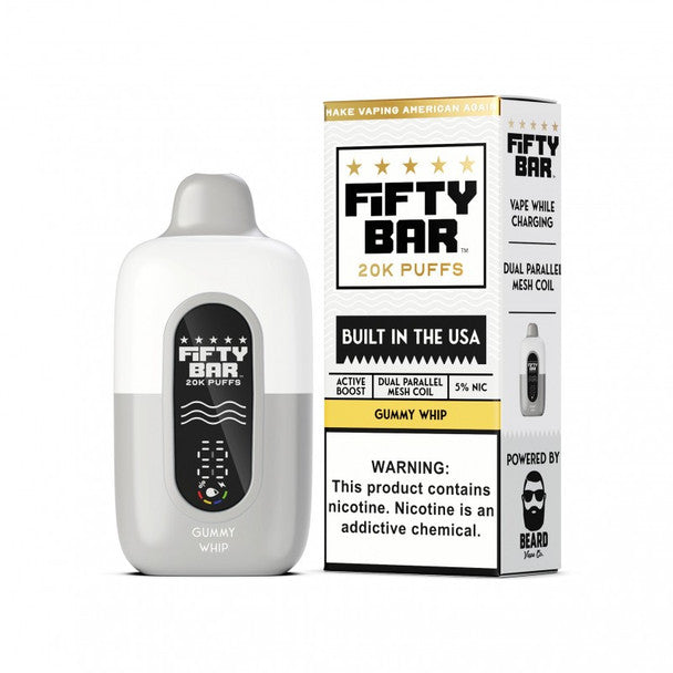 FIFTY BAR V2 20K PUFFS DISPOSABLE (5CT DISPLAY)