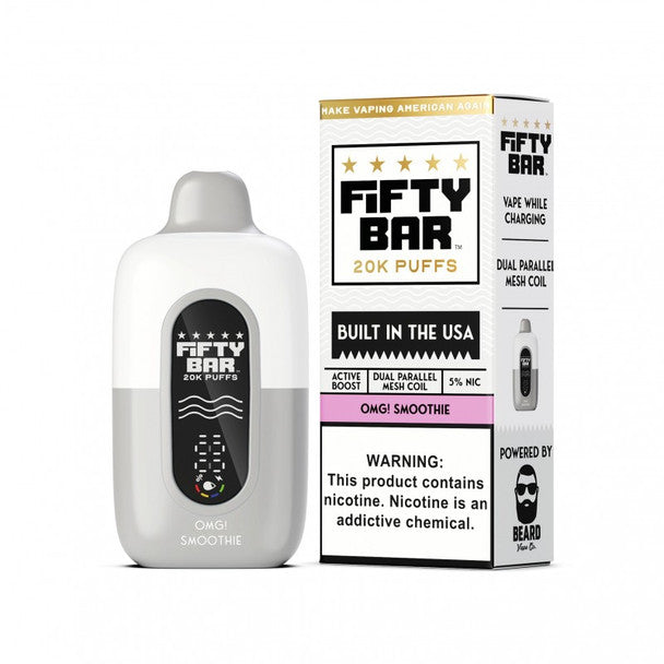 FIFTY BAR V2 20K PUFFS DISPOSABLE (5CT DISPLAY)