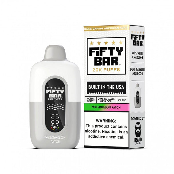 FIFTY BAR V2 20K PUFFS DISPOSABLE (5CT DISPLAY)
